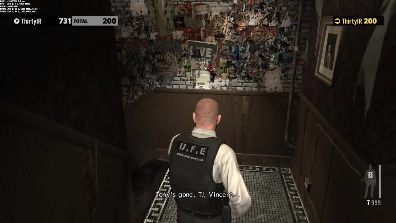 Max Payne 3 запустили на двух GeForce RTX 2080Ti в 8K при 100 FPS