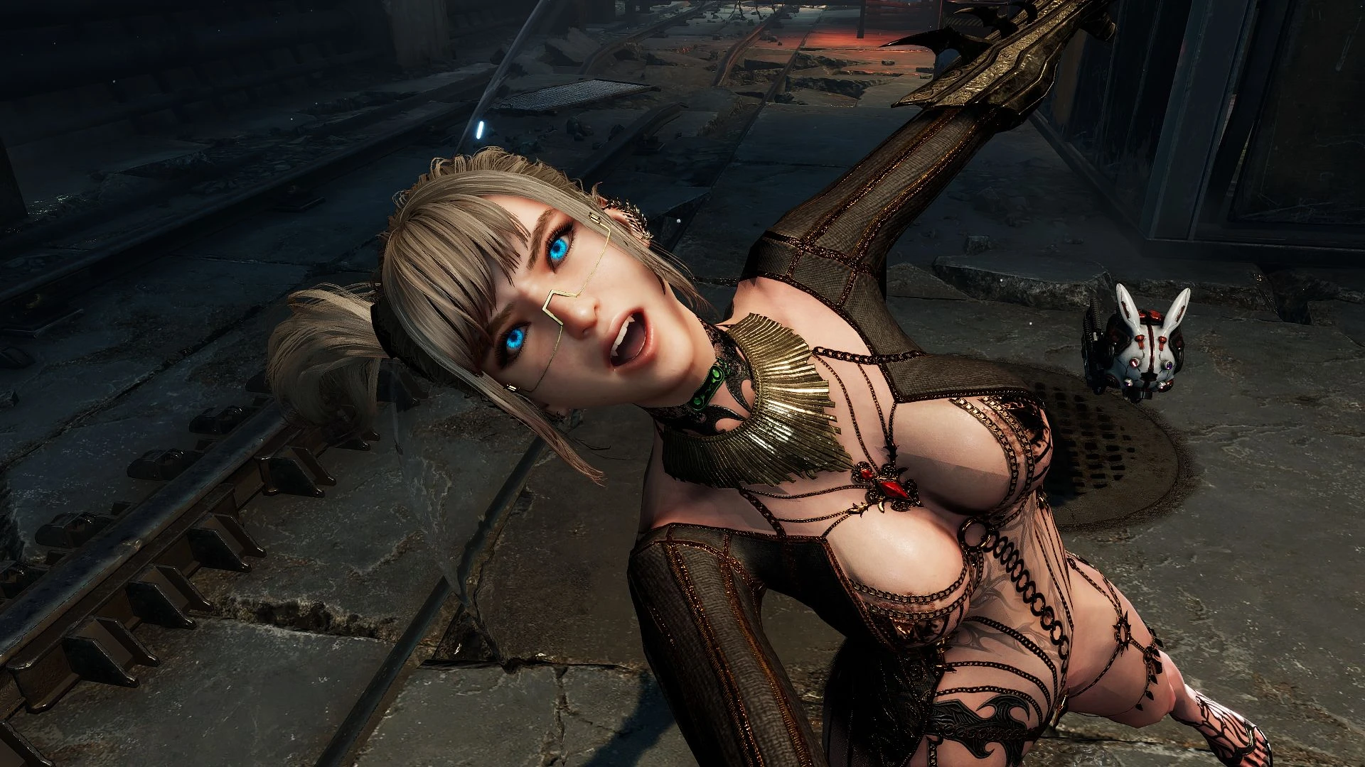 Stellar Blade "Ева с клыками вампира"