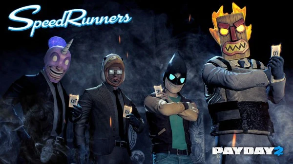 В PayDay 2 появились маски из игры Speedrunners