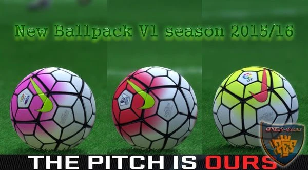 Pro Evolution Soccer 2015 "New Ballpack V1 season 2015/16"