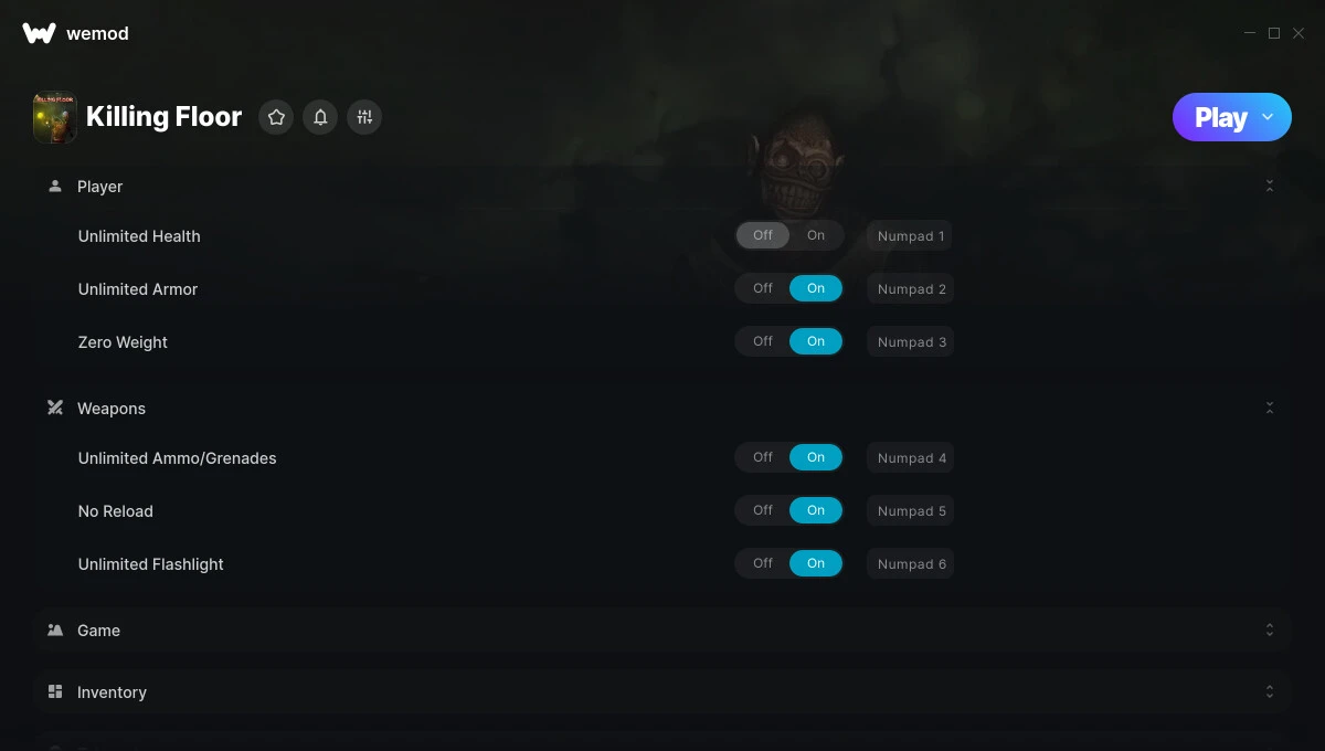 Killing Floor "Трейнер +11" [UPD: 29.07.2025] {STiNGERR / WeMod}