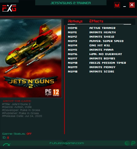 Jets'n'Guns 2: Трейнер/Trainer (+10) [1.0] {FutureX}
