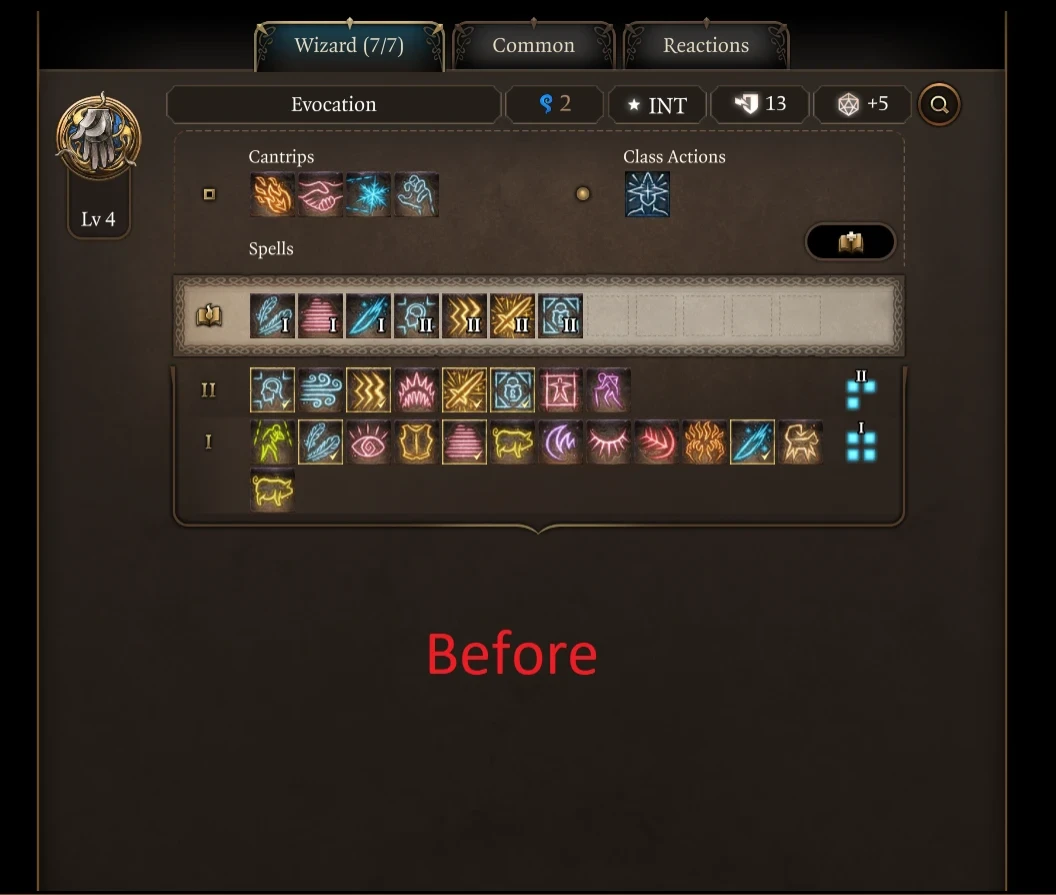 Baldur's Gate 3 "Чит-Мод - Без подготовки заклинаний"