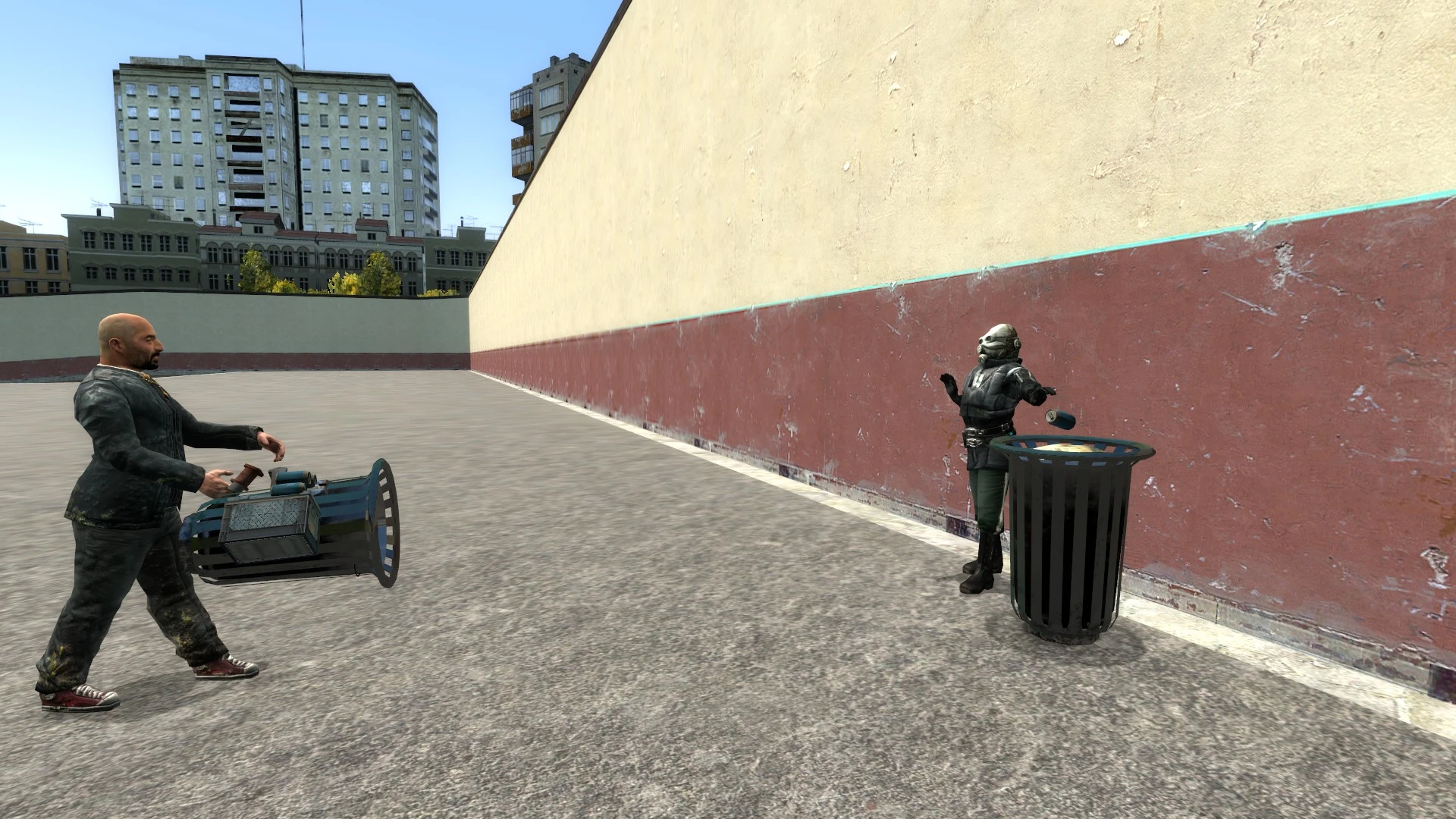 Когда надоел ГО-шник который требует поднять банку