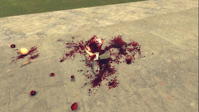 Garry's Mod "Zippy's Gore Mod - Расчленёнка"