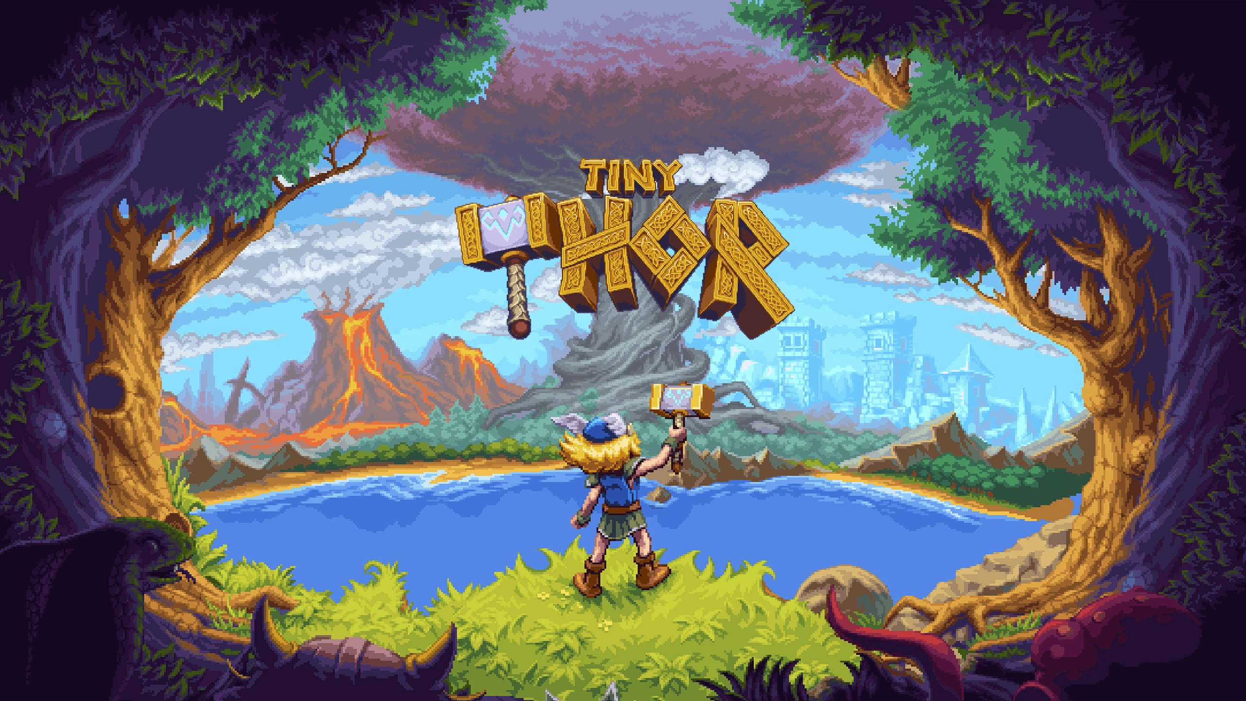 Красивый платформер с пиксельной графикой Tiny Thor выйдет на Nintendo Switch