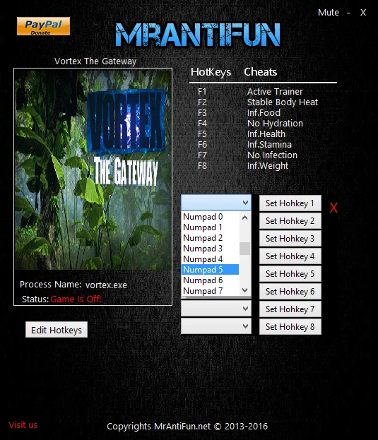 Vortex: The Gateway: Трейнер/Trainer (+7) [1.1520] {MrAntiFun}