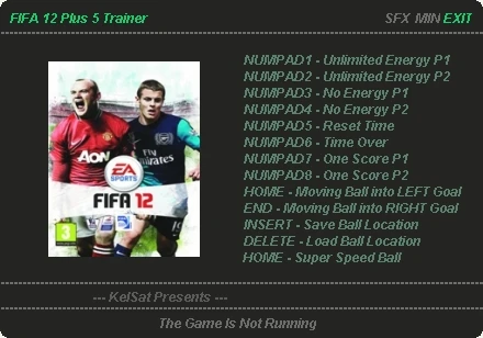 FIFA 12: Трейнер (+5) [1.0] {KelSat}