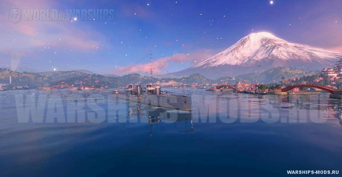 World of Warships "Японский порт "Нагасаки" для 0.5.4.0"