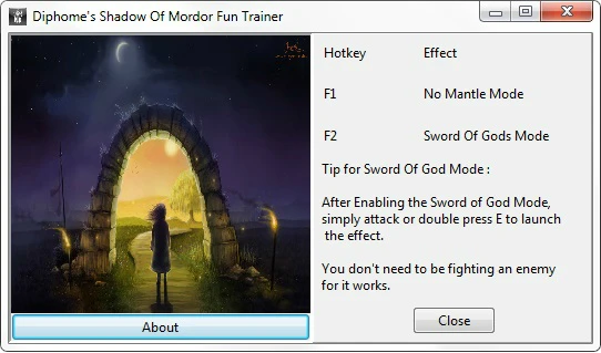 Middle-earth: Shadow of Mordor: Трейнер/Trainer (+2) [1.0] {Diphome}