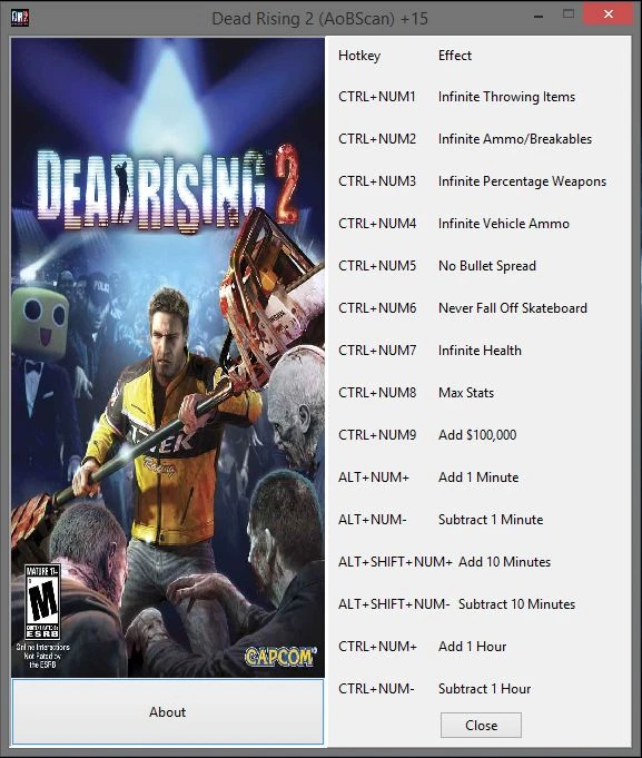 Dead Rising 2: Трейнер/Trainer (+15) [1.02] {gir489}