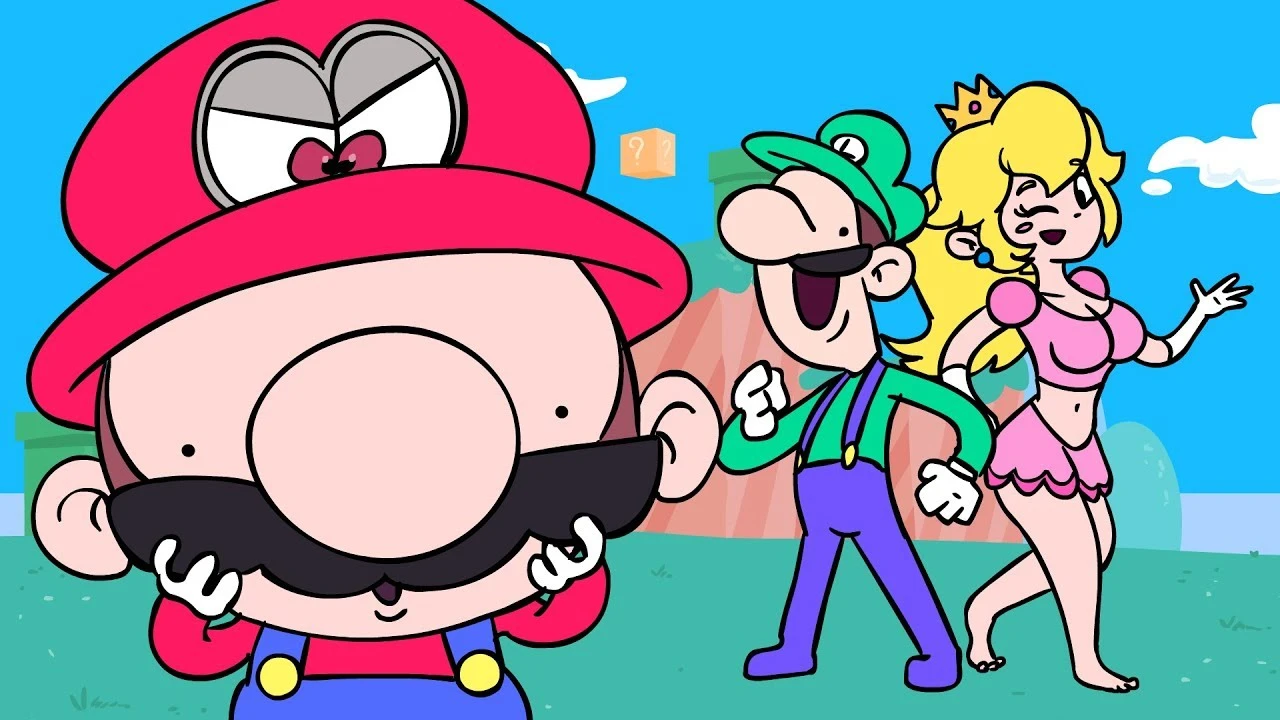 Пародия на Mario Odyssey