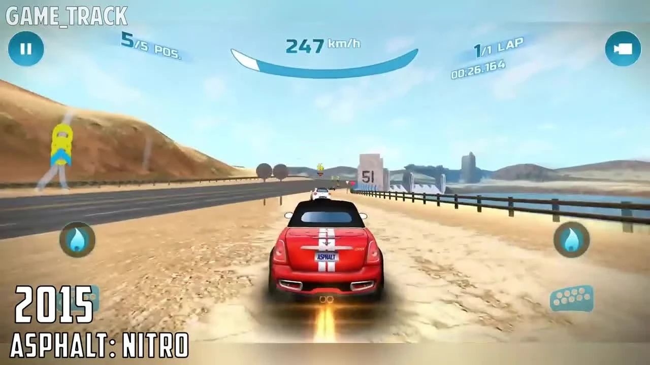 Эволюция Asphalt Games 2009-2018