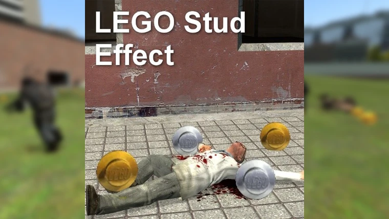 Garry's Mod "Эффект выпадающих лего деталек"