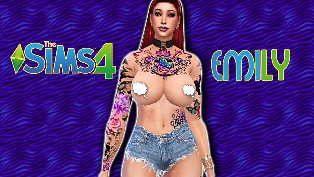 The Sims 4 "Прекрасная и голая Эмили Вега"