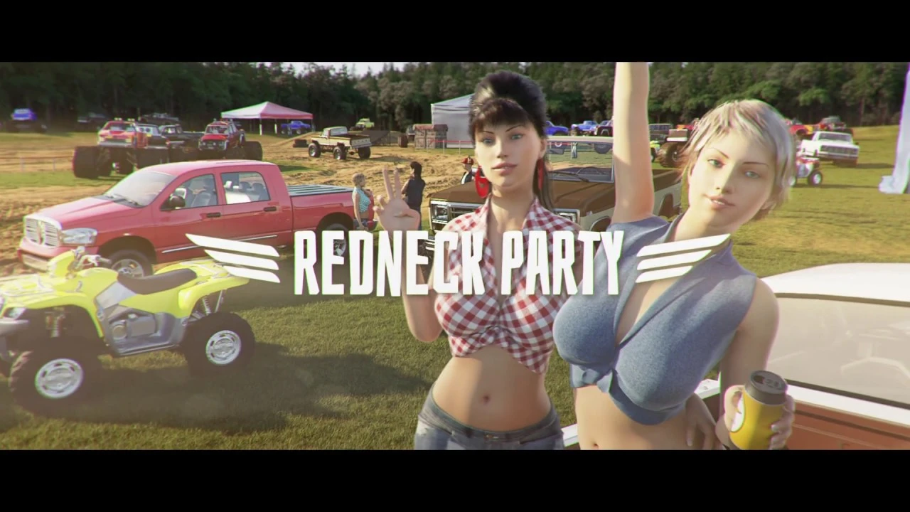 Анонсирован симулятор фестиваля монстр-траков - Redneck Party
