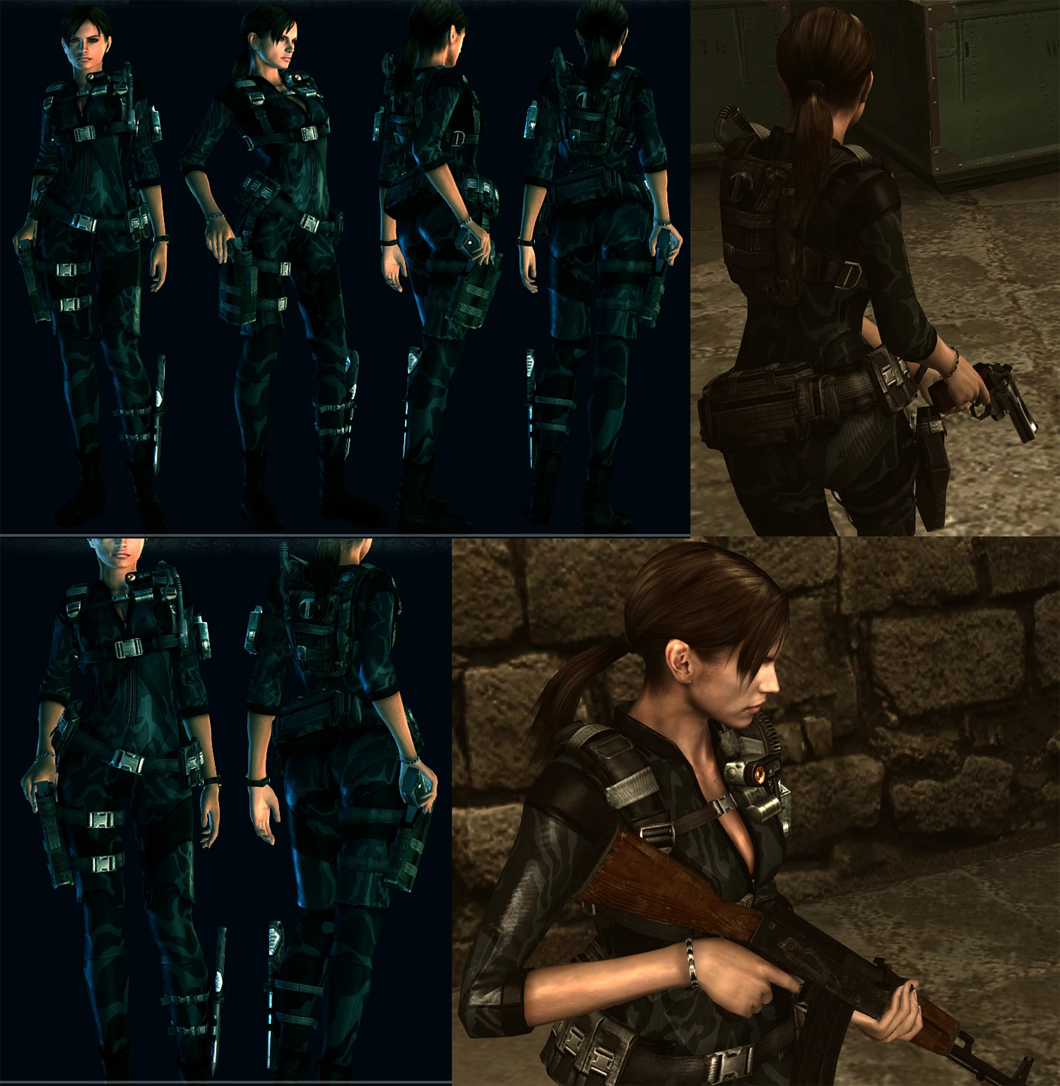 Resident Evil: Revelations "Jill "Commando wetsuit" mod"