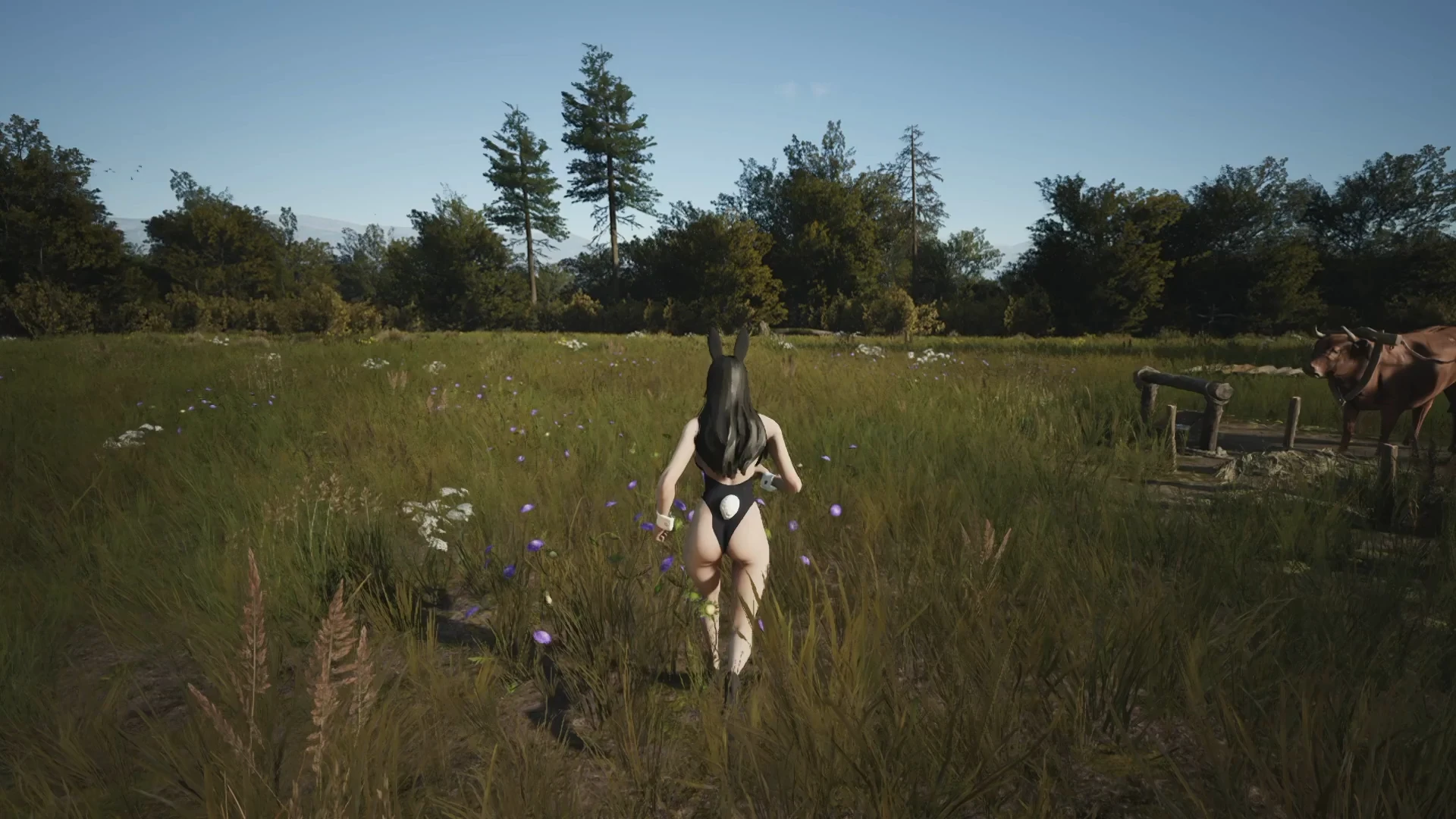 Manor Lords "Девочка зайка"