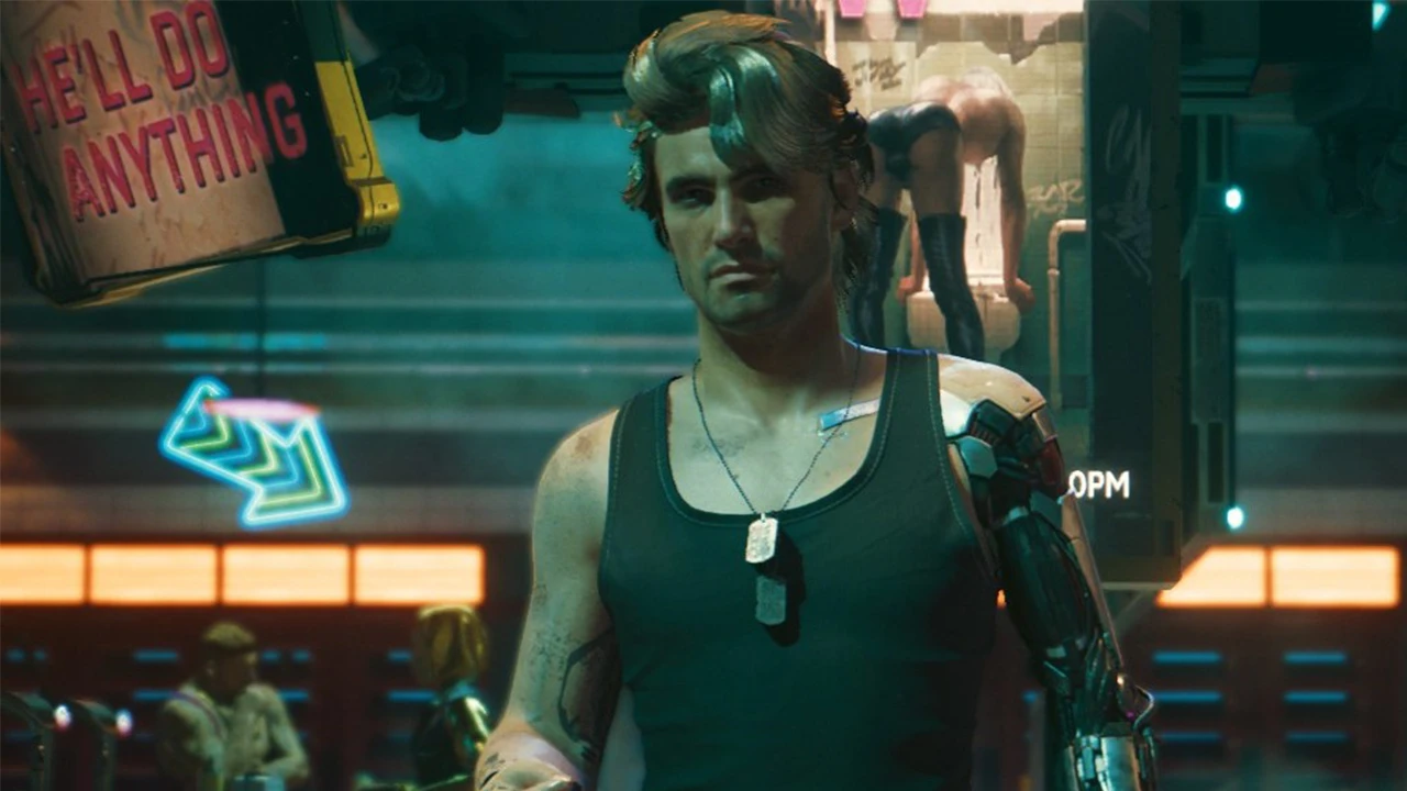 Cyberpunk 2077 "PROJECT 2020 - классическая внешность Джонни"