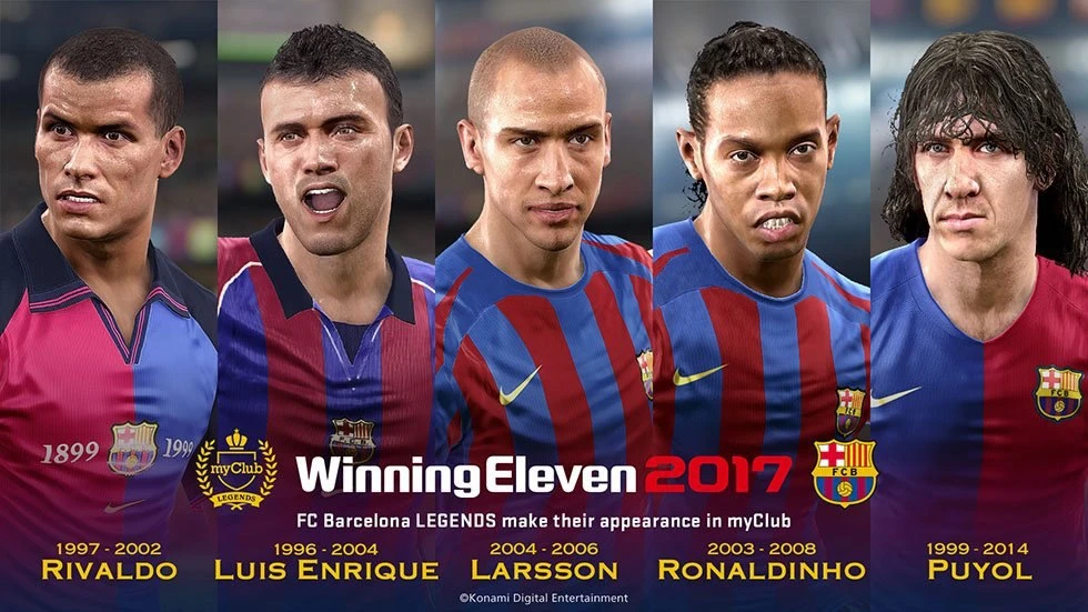 Первые пять легенд в MyClub PES 2017