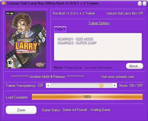 Leisure Suit Larry - Box Office Bust: Трейнер (+2) [1.0.0.1] {h4x0r}