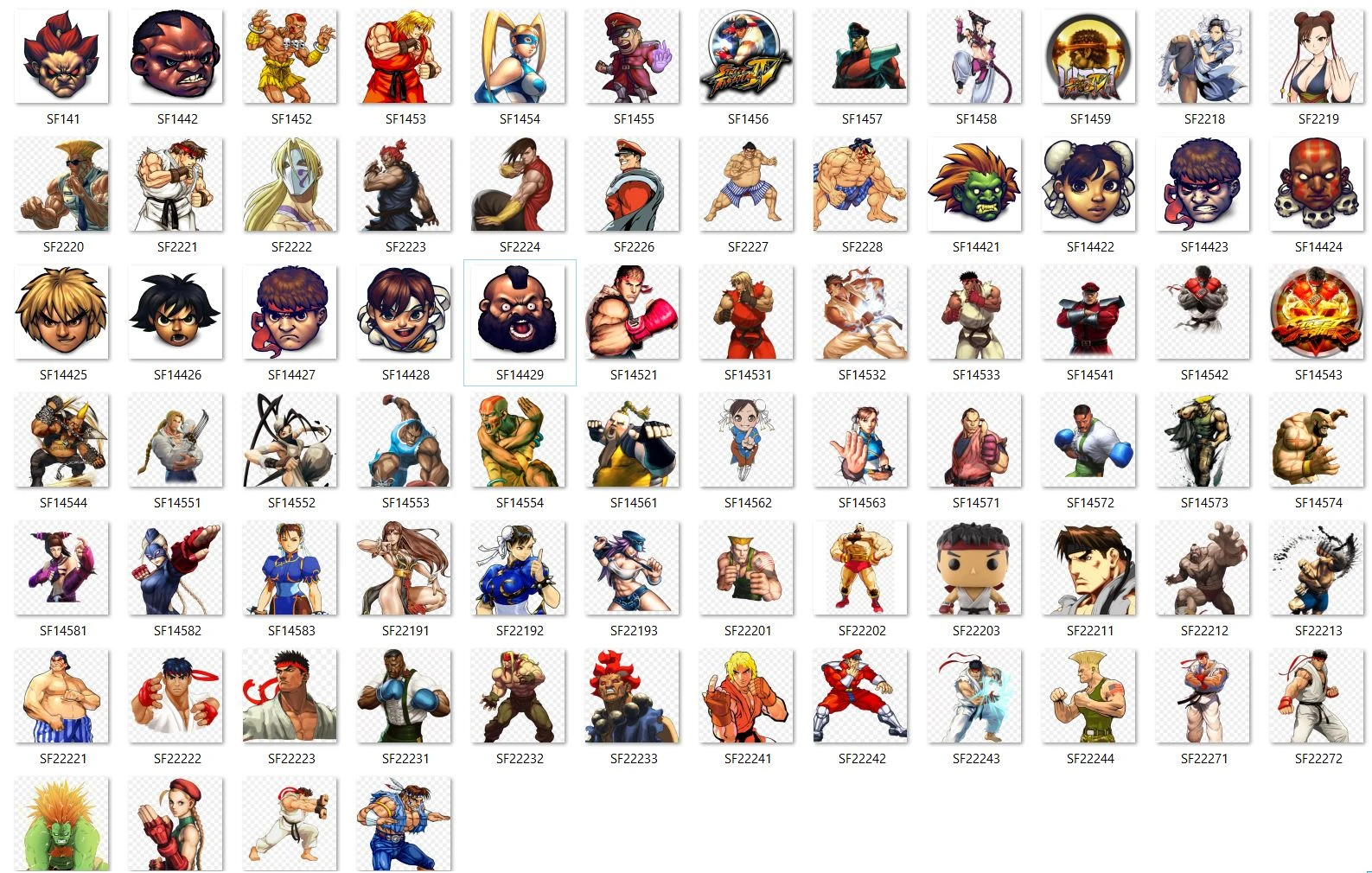 Street Fighter "Иконки"