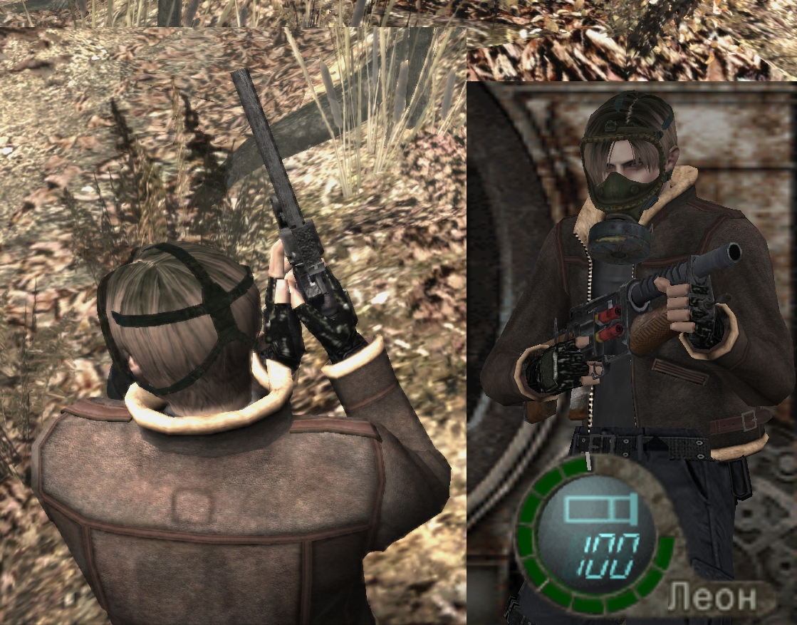 Resident Evil 4 "противогаз"