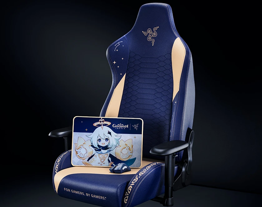 Razer представила "Снаряжение Genshin Impact Edition" - стилизованные под игру кресло, мышка и коврик