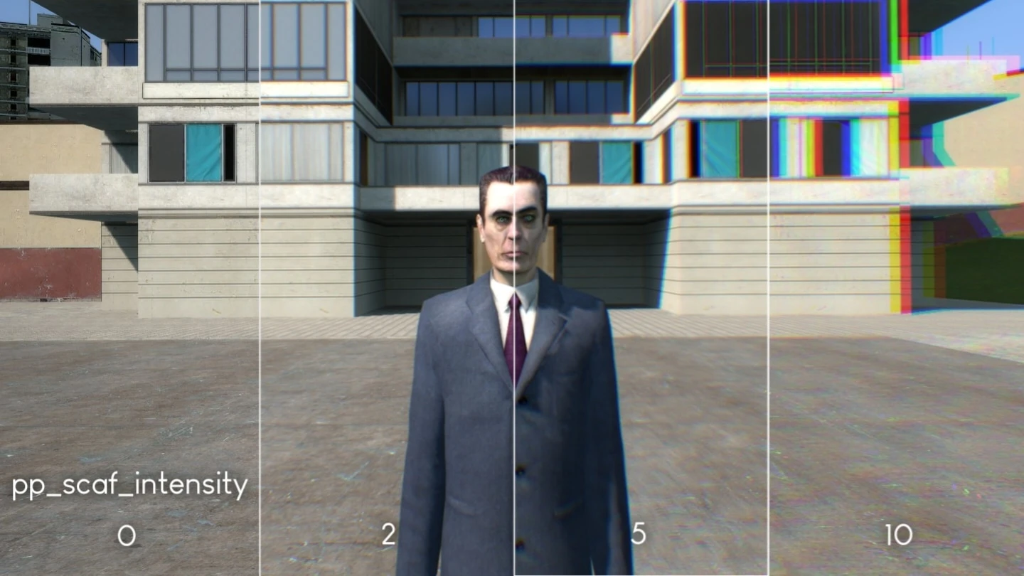 Garry's Mod "Настраиваемый фильтр хроматических аберраций"