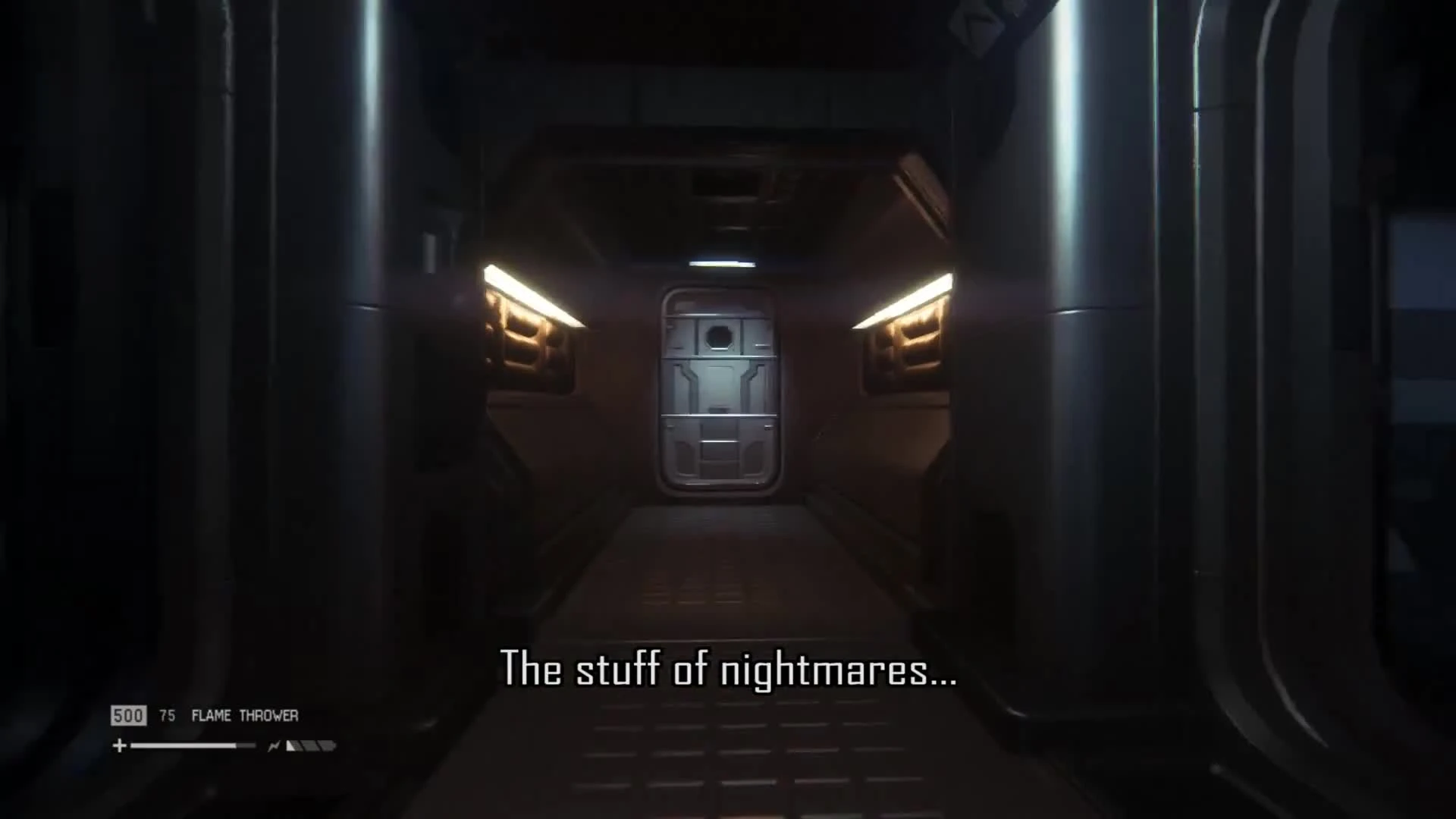 Alien Isolation "очень страшная дверь"