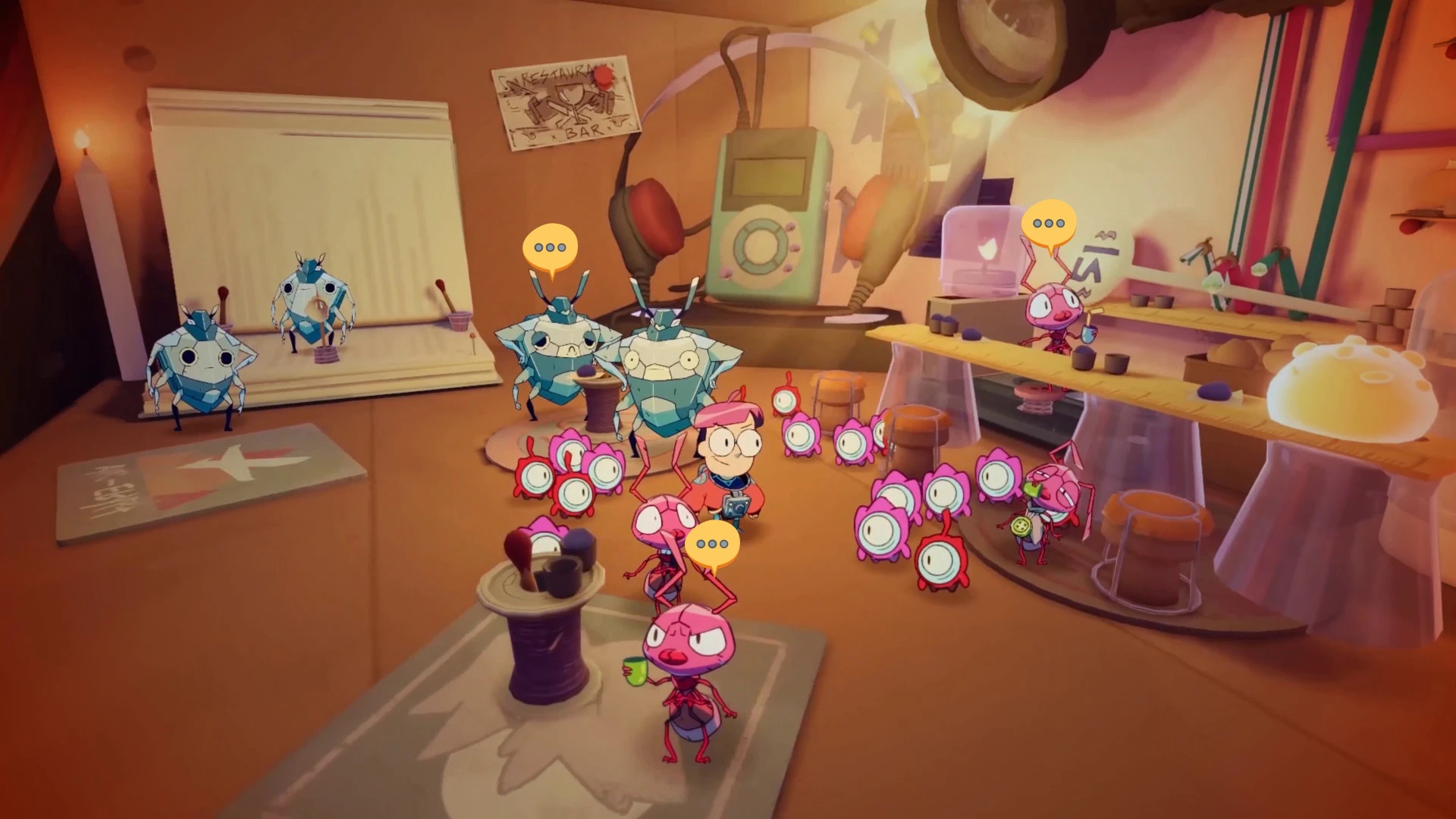 Игровой процесс мультяшного платформера Tinykin