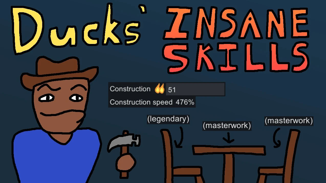 RimWorld "Ducks - Безумные навыки" [1.4 pre-release]