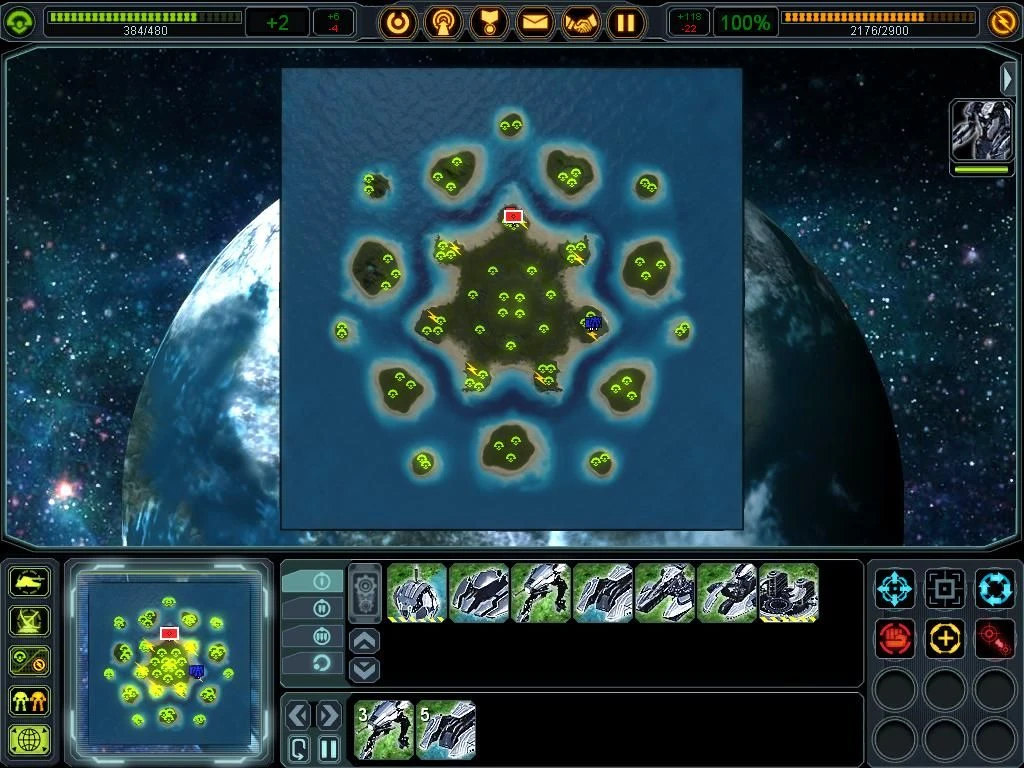 Supreme Commander "Карта - Tropical Crusade"