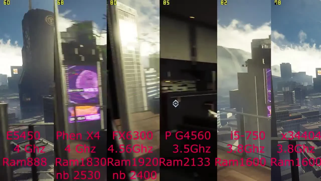 PREY_E5450@4/Phenom II X4@4/FX6300@4.56/Pentium G4560/i5-750@3.8/X3440@3.8 + GTX 970 High 1080p