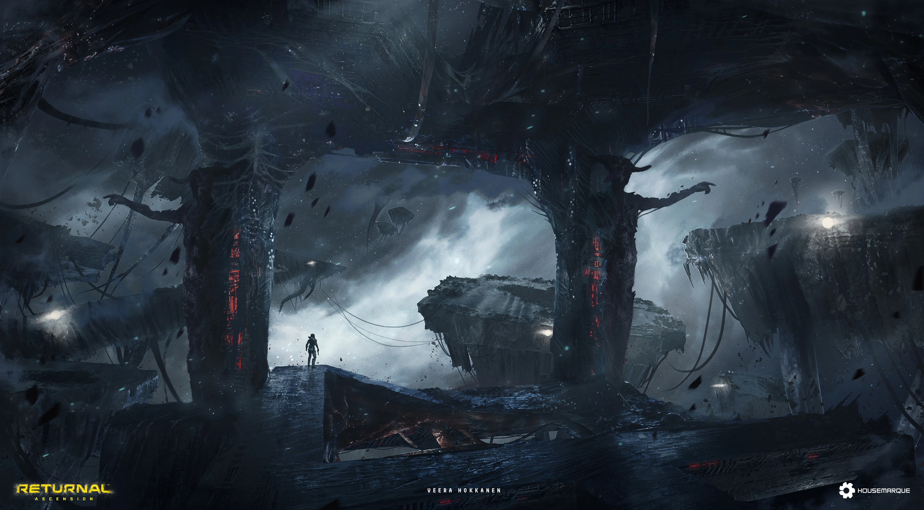 Разработчики Returnal поделились невероятными концепт-артами DLC