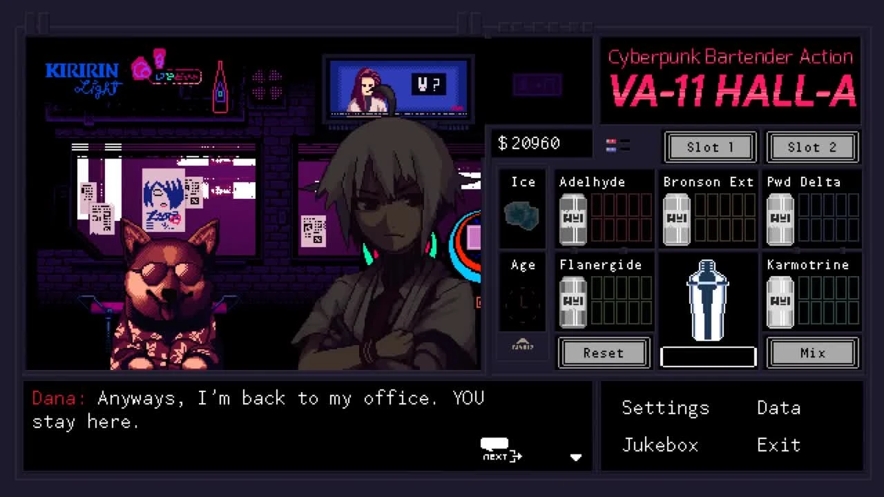 Трейлер VA-11 Hall-A_ Cyberpunk Bartender Action