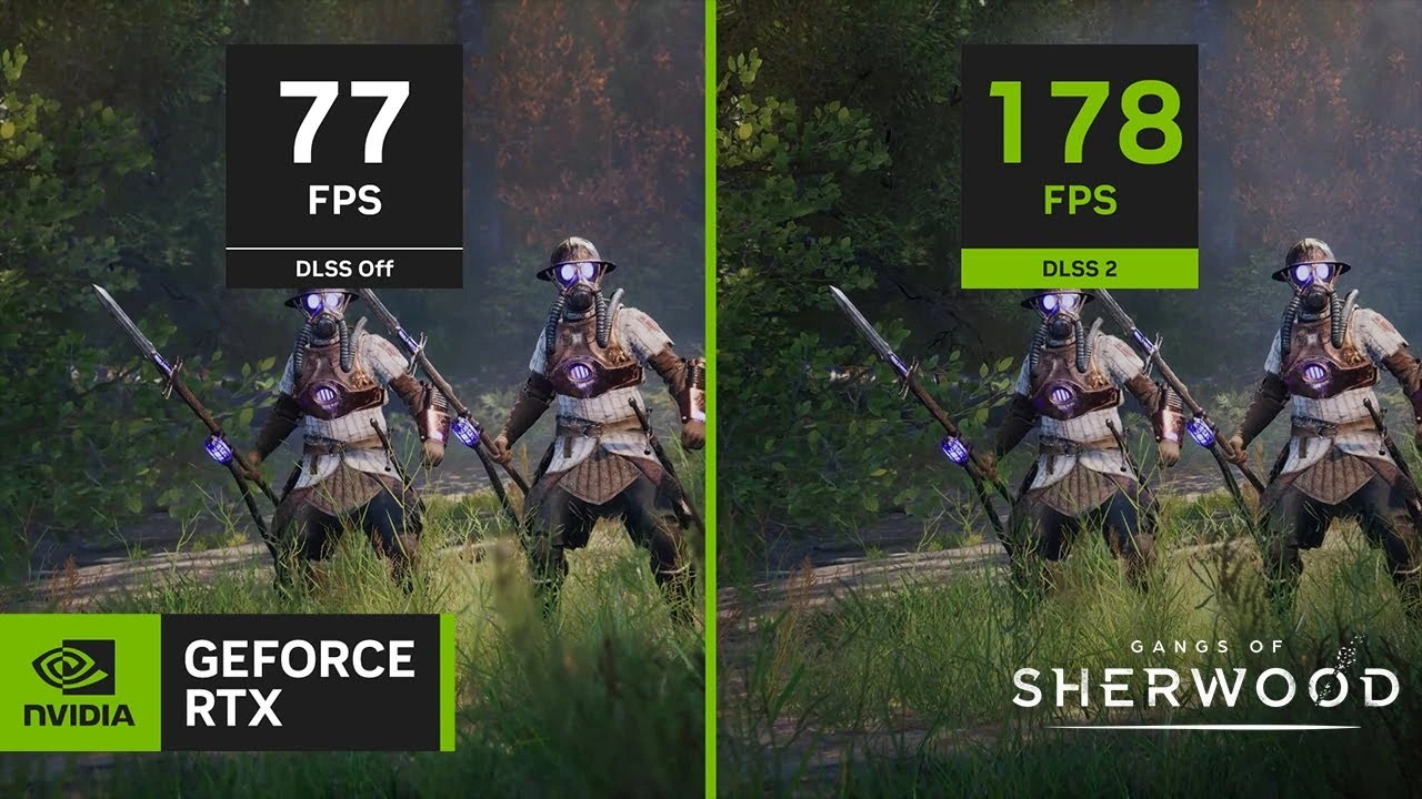 NVIDIA объявила о поддержке DLSS 2 и DLAA при запуске Gangs of Sherwood
