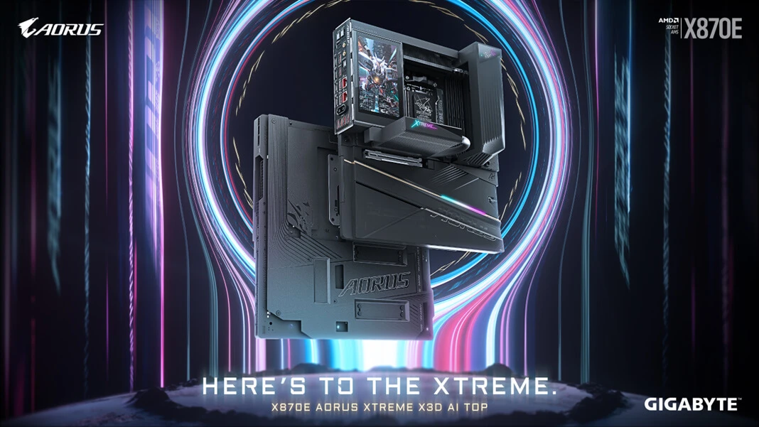 Gigabyte анонсировала новую флагманскую материнскую плату X870E AORUS XTREME X3D AI TOP для платформы AM5