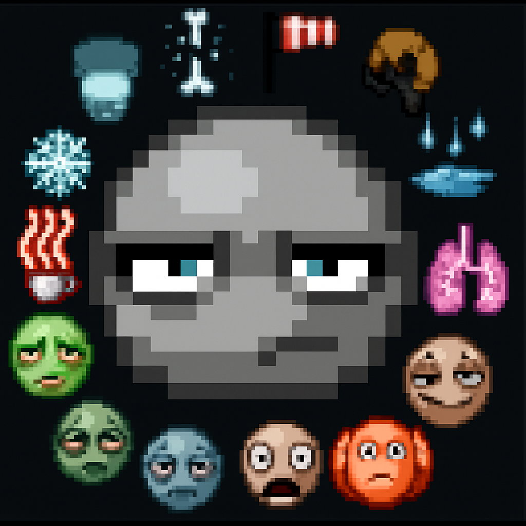 Все состояния в Project Zomboid. Из-за чего появляются и как с еими бороться?