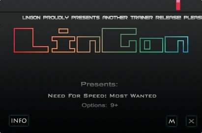 Need for Speed - Most Wanted (2012): Трейнер/Trainer (+9) [1.0] {LinGon}