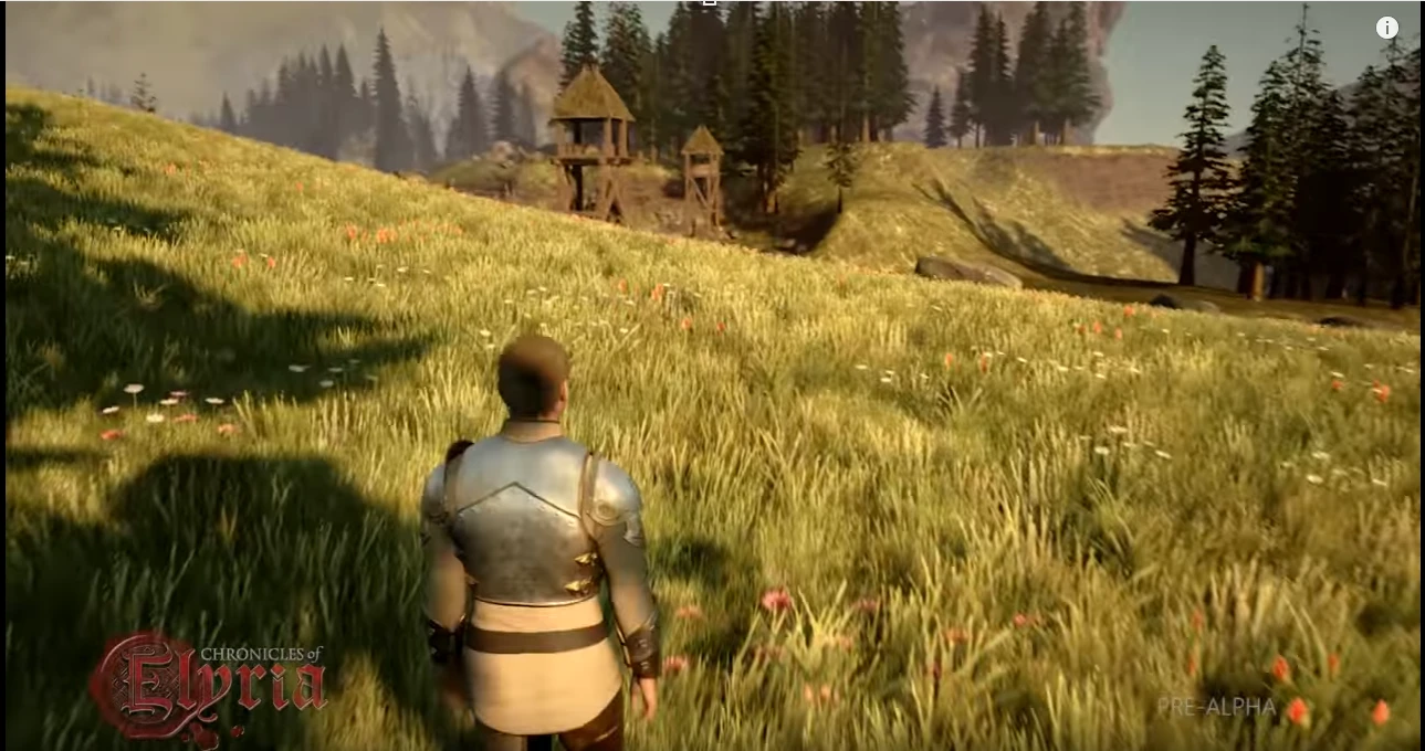 Chronicles of Elyria - Демонстрация системы передвижения персонажа