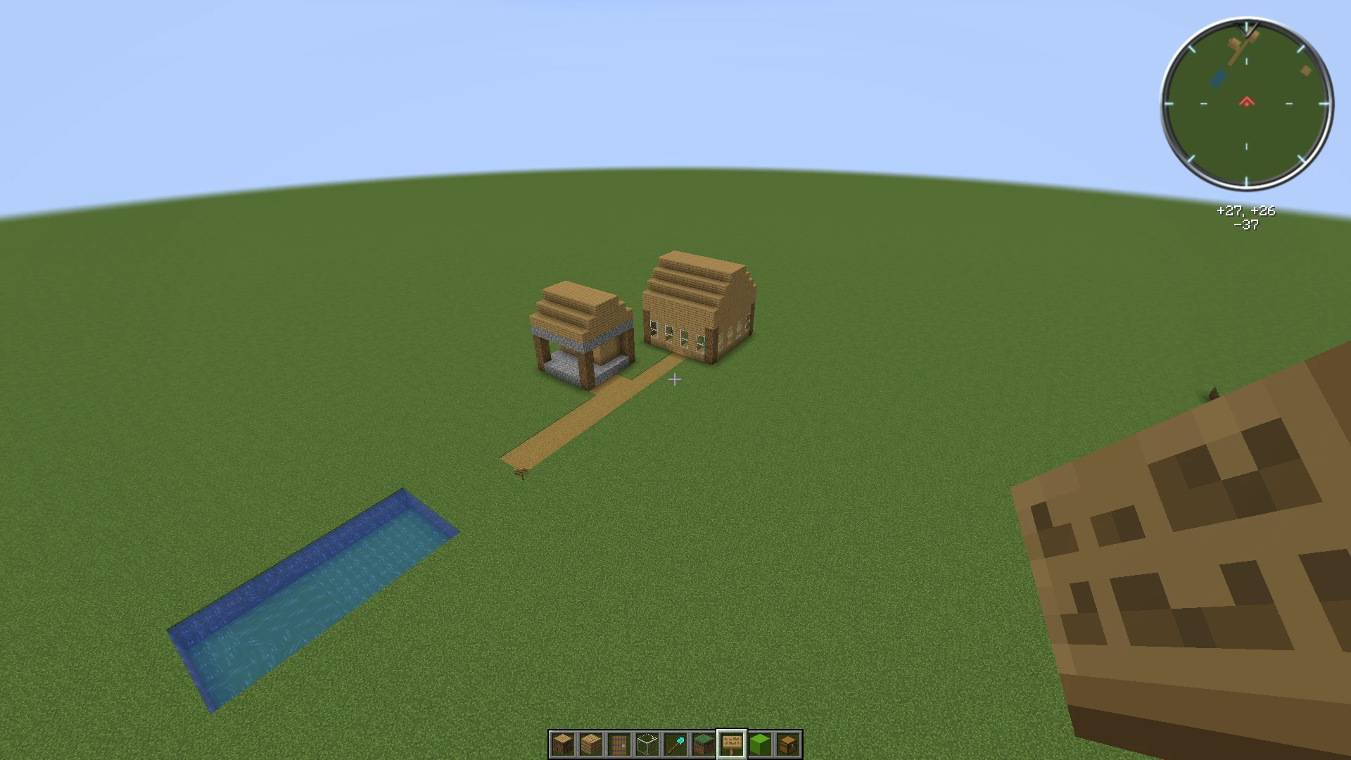 Minecraft "Сохранение Мини Деревня"