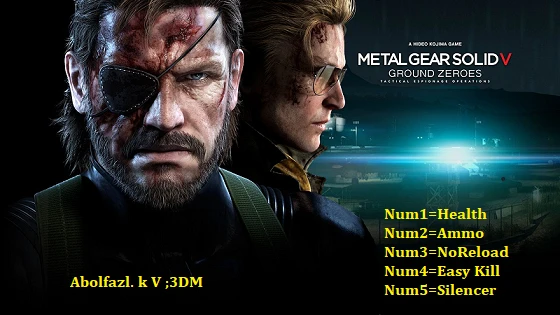 Metal Gear Solid 5: Ground Zeroes: Трейнер/Trainer (+5) [1.0] {Abolfazl.k}