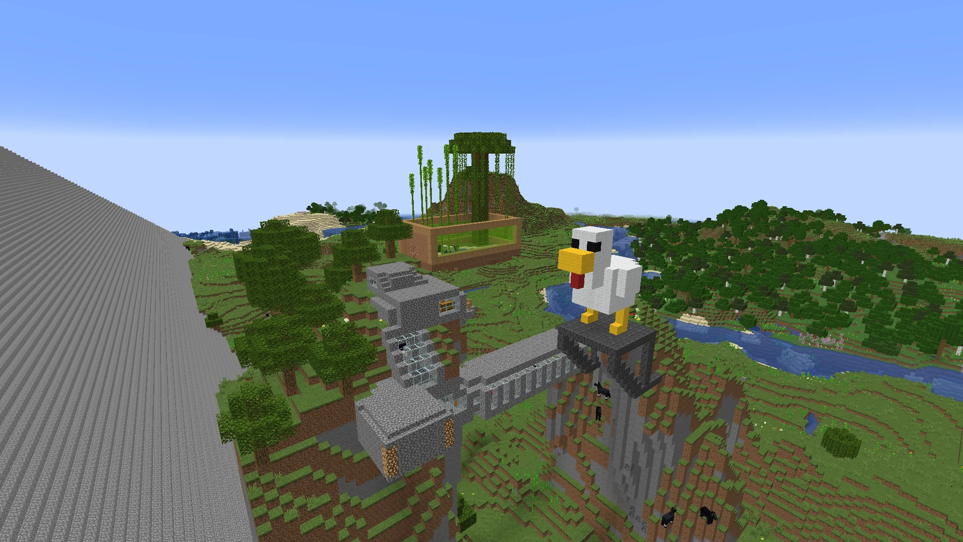 Minecraft "Сохранение - Выживание: много построек, вещей и т.д" [1.19.1]