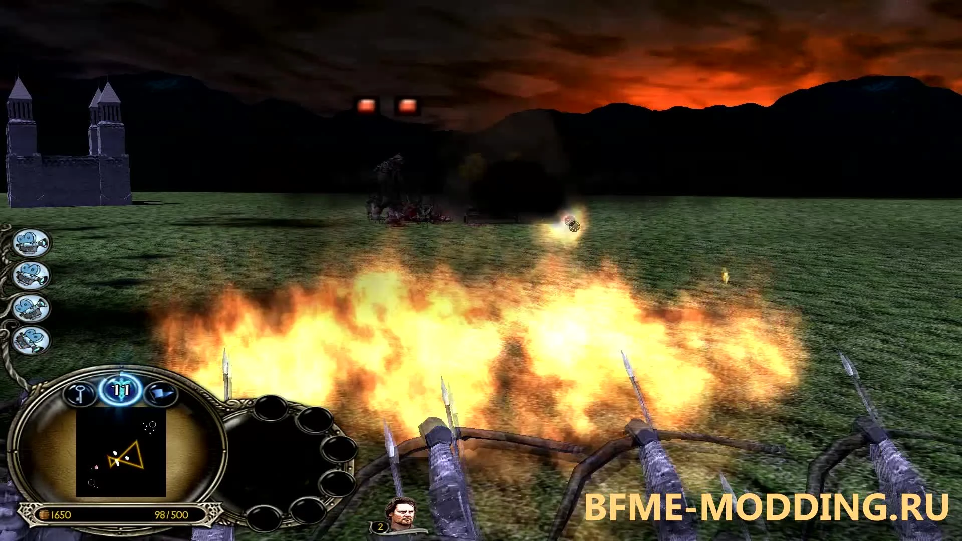 The Last Hope of the Third Age mod - огнемет