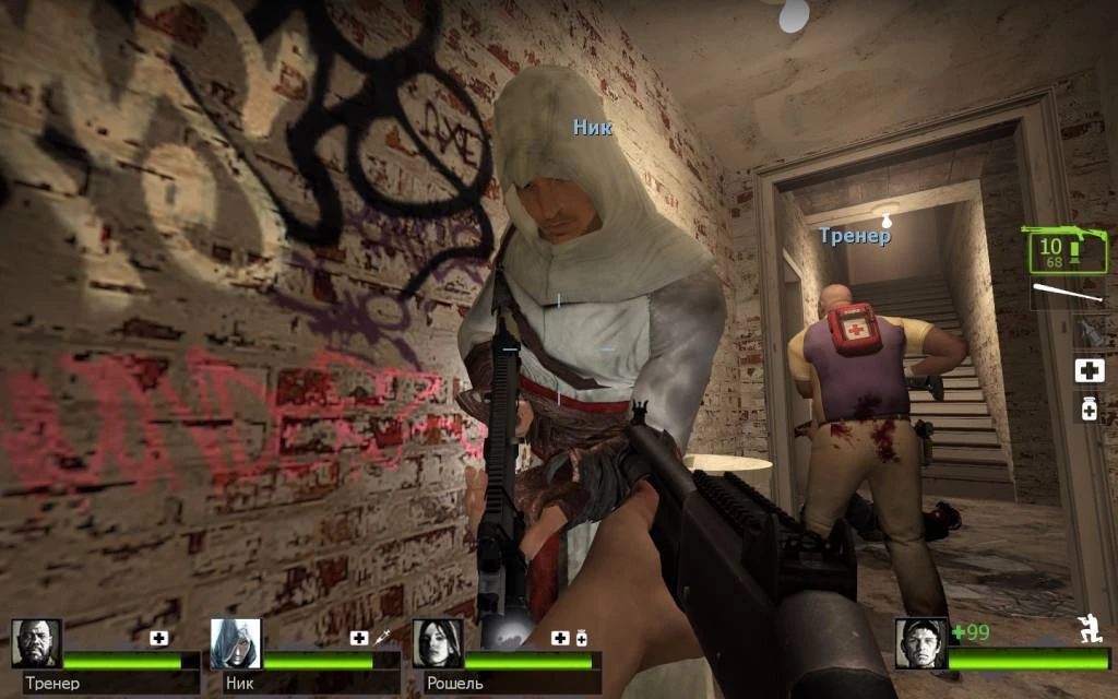 Left 4 Dead 2 "Альтаир вместо Ника"