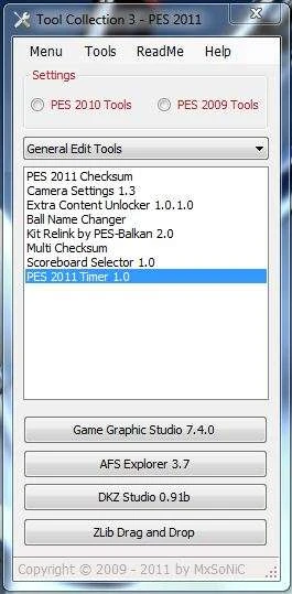 PES 2011 "Tools Collection 3.0.1"