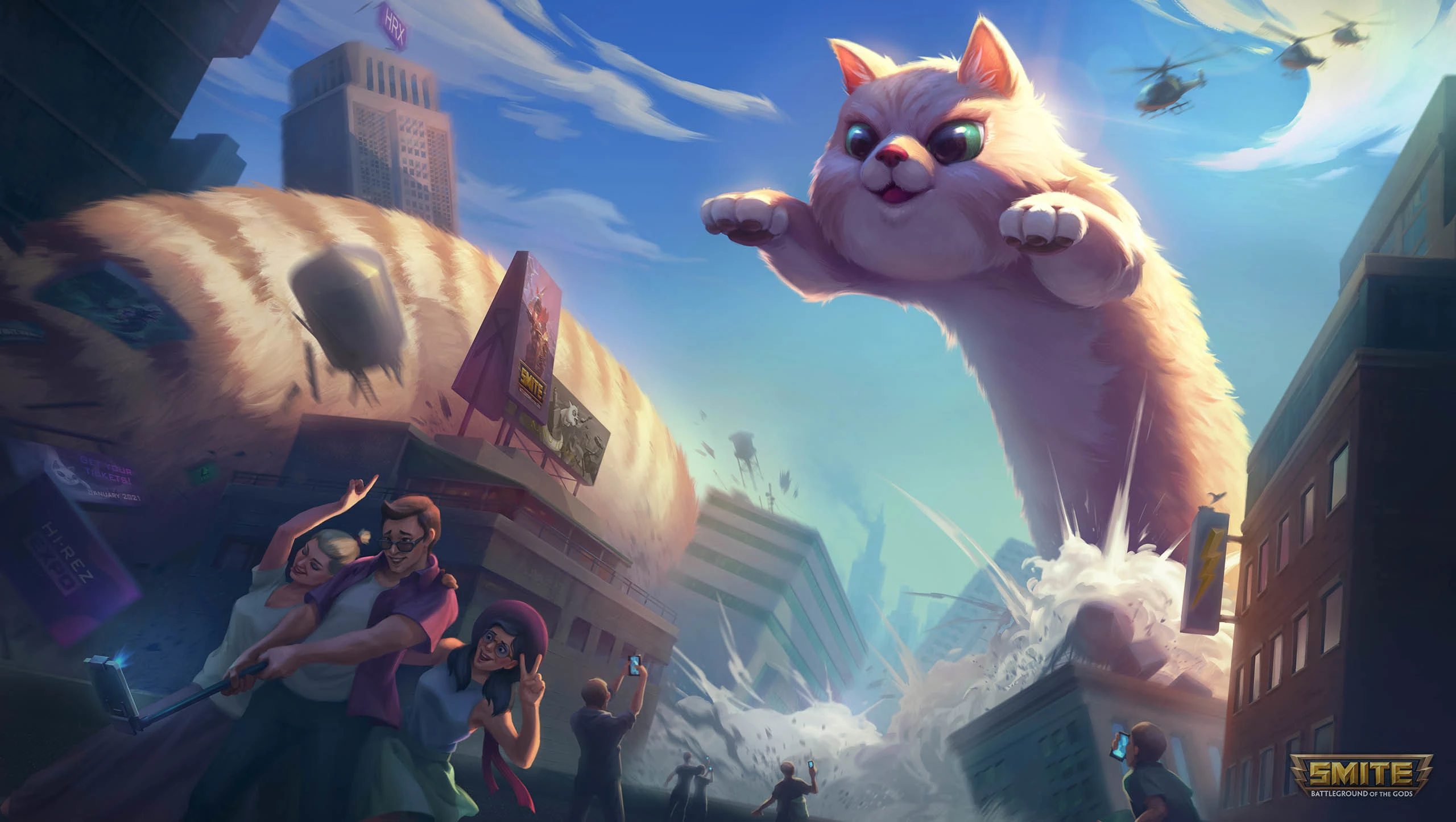 "Мировой Котик" в новом боевом пропуске Smite