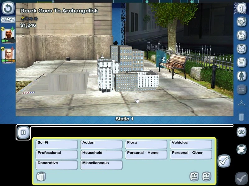 The Movies "Декорация - Giant Monsters City"