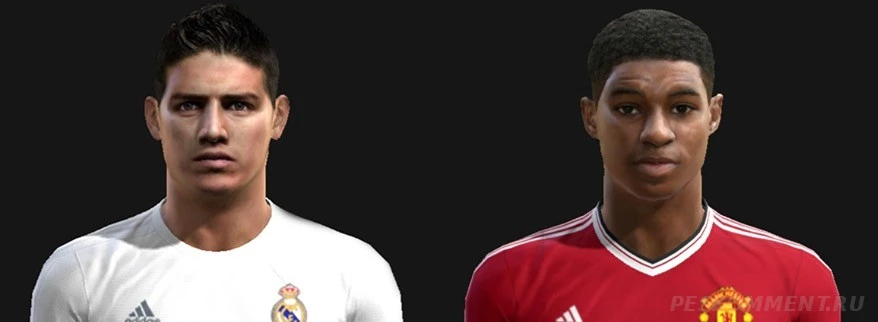 Pro Evolution Soccer 2013 "Хамес Родригес и Маркус Рашфорд"